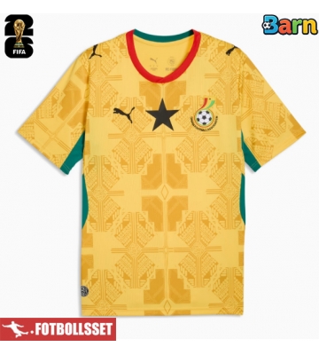 Ghana Bortatröja Barn VM 2026 Kortärmad (+ Korta byxor)